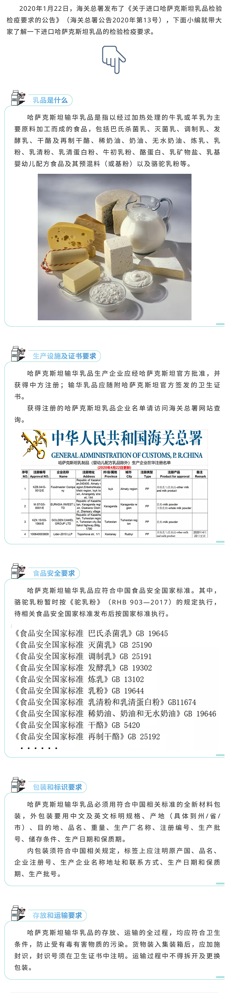 公告解读丨关于进口哈萨克斯坦乳品检验检疫要求的公告_02 公告解读丨关于进口哈萨克斯坦乳品检验检疫要求的公告_02