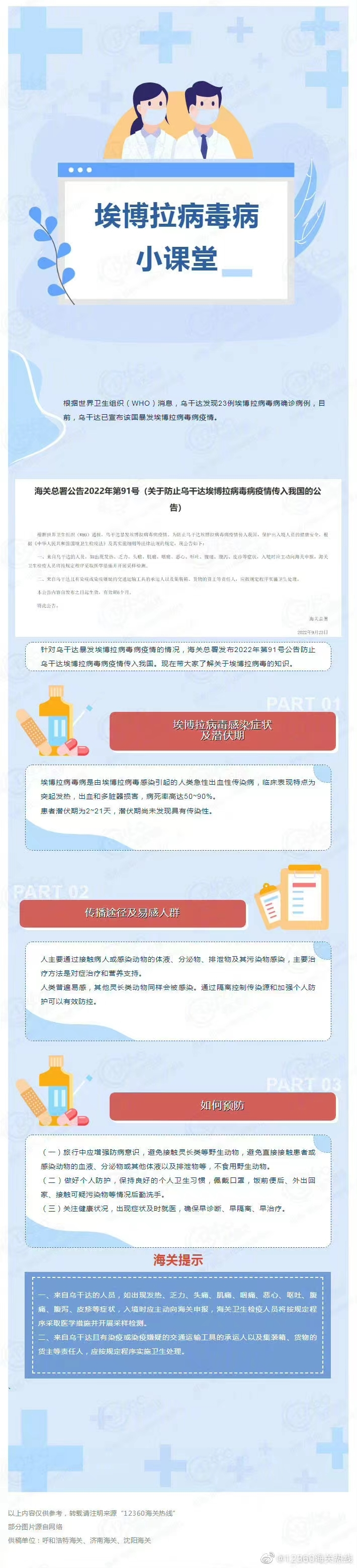 政策解读原文：【卫生检疫】埃博拉病毒小课堂