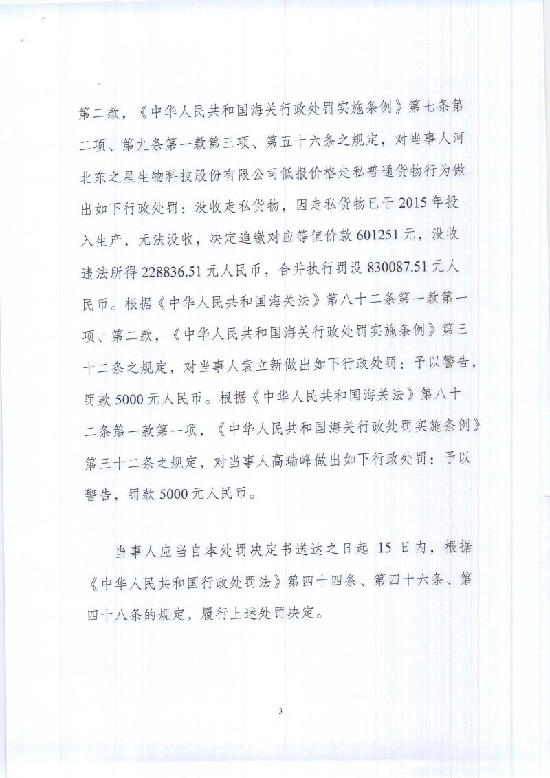 行政处罚决定书-津塘关缉（政）违字〔2019〕L0005号- (3)